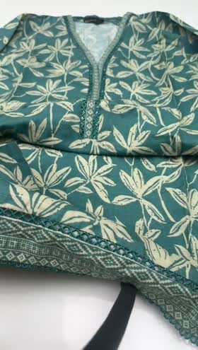 Rs 3800 Bin Saeed Khadar Stitched 3pc ~ MEDIUM Rs 3800 Bin Saeed Khadar Stitched 3pc ~ MEDIUM